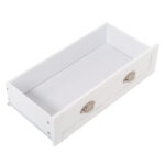 Single Drawer Double Door Storage Cabinet White - Image 10