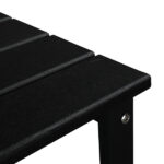 36*36*47cm Single Layer Square HDPE Side Table Black - Image 13