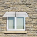 Same Code 52463595 HT-200 x 100 Household Application Door & Window Rain Cover Eaves Canopy Silver & Gray Bracket - Image 34