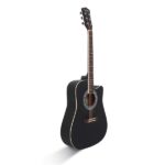 [Do Not Sell on Amazon] GT502 41-Inch Notch Spruce Panel Matte Edging Folk Guitar Bag Shield Wrench Black - Image 2
