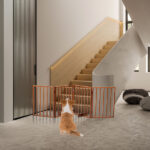 The Wooden Dog Fence Brown - Image 3