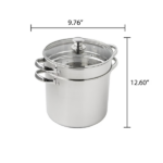 4-Piece Stainless Steel 8 qt Cooker Multipot Set (Shipment from Walmart) - Image 2