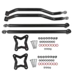 Black Steel Radius Arm Set Rear Fit for Polaris RZR XP 1000 & XP 4 1000 from 2014 - Image 6