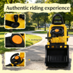 3 in 1 Ride On Toy Bulldozer – Digger Tractor Pulling Cart for Backyard Sandbox Pretend Play - Image 5