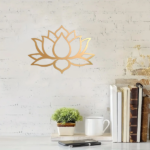 CIFbuy Stunning Large Lotus Metal Wall Art – Modern Living Room Decor & Fabulous Bridal Shower Gift.Wall Sculptures-cif buy(TikTok/temu self-pickup orders) - Image 8