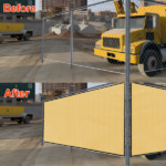 4'X50' sand HDPE Fence - Image 7