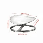 220 LBS Kids Swivel Chair, Sensory Spinning Chair with Non-Slip Metal Base for Balance & Focus Training - Image 3