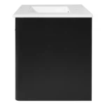 30" Modern Floating Bathroom Vanity with Oval Knobs & Round Edge, Soft-Close Drawer Slides, Bathroom Cabinet with Ceramic Sink - Image 11