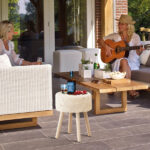 SKU:31479982 Round Ottoman Footstool Natural Seagrass Foot Stool Pouf Ottomans with Solid Wood Legs Hand Weave Hyacinth Footrest Step Stool for Living Room Balcony Garden Natural Temu - Image 7