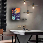CIFbuy Inspirational Rider & Wave Metal Sign 8x12 Inch, 2D Flat Decorative Plaque, Durable Wall Art For Home Bar Kitchen Bedroom Decor TikTok, TikTok, ue Self-pickup Logiopics - Image 4