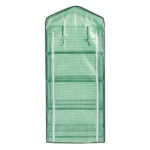69x49x160cm Black Iron Pipe Pointed Mini Flower Stand With 4 Layers Of Grid, With Zipper Rolling Door, PE Cloth Green House SAME AS99351374 - Image 20