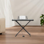Do Not Sell on Amazon GEP-204 61Key Folding Piano Semi-Weighted Standard Keyboards Digital Piano with Bluetooth, Handbag for Piano Lover Black color