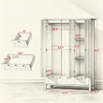 Hall Tree Chester Dresser/Storage Cabinets/Lockers/rolling wardrobe - Image 7