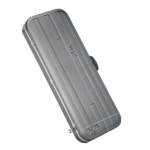 Electric Guitar ABS Molded Hard Case for GST GTL 170 SG and Burning fire Style Flat Grayish Blue - Image 3