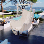 Pillow Tassel Hanging Chair Beige - Image 19