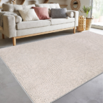 Large Area Rug Living Room Rugs, Brown Soft Machine Washable Rug for Entryway Non-Slip Door Mat, Ultra Soft Area Rug Geometric for Bedroom Kitchen Office, Brown - Image 6
