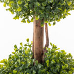 2pcs green 115cm three-ball boxwood PVC artificial tree - Image 6