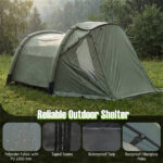 5-7 Person Inflatable Camping Tent with Screened Porch, Waterproof PU2000mm Family Cabin Tent for Outdoor Camping - Image 7