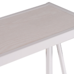 Same Code 84911617 Triamine Board Cross Iron Frame Porch Table Sofa Side Table Reddish Oak Wood Grain - Image 16