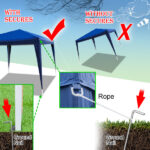3 x 3m Two Doors & Two Windows Practical Waterproof Right-Angle Folding Tent Khaki - Image 52