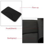 3′x 4.5′x 1/2" Beauty Salon Square Anti-fatigue Salon Mat (Square Outside And Round Inside) Black - Image 8