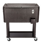 Same Code 16526367 80QT Rattan Square Legs Cooler with Shelf - Image 29