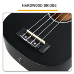 21in Linden wood body rosewood fingerboard ukulele, cotton bag, capo, strap, picks*2, tuner Strings Dust cloth - Image 8