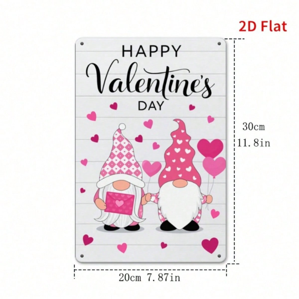 11b9cafc-05b2-4b76-9e11-e068ecd4949d.png CIFbuy Pink Elf Valentine Metal Plaque Sign, Vintage 2D Flat Print Wall Art, Waterproof Rustproof Home Bedroom Decor, Fun Holiday Gift TikTok, TikTok, terproof Rustproof Home Bedroom Decor Self-pickup Logiopics - Image 1