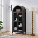 Black Outdoor Imitation Rattan Ice Cooler Side Table 8Gal 2-Height Adjustable with Drain Plug - Image 16