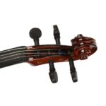 New 1/8 Acoustic Violin Case Bow Rosin Natural - Image 7