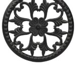 4 Round Ironwork Plant Racks With 4-1 Black Paint Prints - Image 12