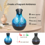 300ml USB Aromatherapy Diffuser and Humidifier, Ultra Quiet Cool Mist Humidifier with Remote Control, 7 Color Changing LED Lights for Home, Office, Bedroom, Nursery - Image 7