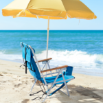 Same Code 99460325 4-Position Adjustable Folding Beach Chair, Steel Tube Frame Oxford Fabric Lounge Chair, 7.9" Seat Height, 17.7" W x 17.3" D, 120KG Heavy Duty Capacity, Portable Outdoor Patio Camping Chair, Blue - Image 32
