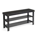 3-Tier Seamless Top Bamboo Shoe Rack - Image 12