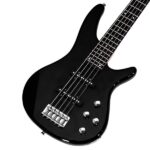 [Do Not Sell on Amazon] GIB Electric 5 String Bass Guitar Full Size Bag Strap Pick Connector Wrench Tool Black - Image 8