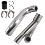 2" Turbo Outlet Charge Pipe Kit fit for BMW 2007-2013 335i 335is N54 3.0L Sliver - Image 6