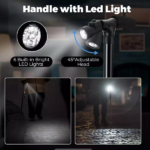 Camping Hiking Walking Stick 5-Level Height Adjustable Folding Walking Cane with LED Light And Alarm(US Logistics only For USPS.TK/TMEU only For self-pickup)(Platform policies vary; relevant qualifications are attached via link, please do not list products without required qualifications) - Image 10
