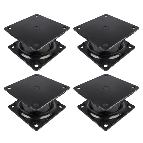 4 Pack Vibratory Plate Compactor Rubber Isolator Shock Mount Replacement for Bobcat PCF64 Stanley HS6000 HS6019 HS6100 HSX6 HS8000