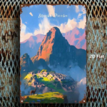 CIFbuy 1pc Machu Picchu Metal Sign 8x12 Inch, Vintage Peruvian Landmark Wall Art, Rustic Iron Decor For Home Office Farm Cafe Bar Garag TikTok, TikTok, t Self-pickup Logiopics - Image 3