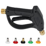 Durable Spray Gun M22 14mm with 5 Quick Change Tips Aluminum Construction - Image 7