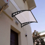 Same Code 29975683 HT-100 x 96cm Household Application Door & Window Rain Cover Eaves Black Holder - Image 24