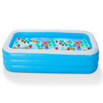 Inflatable Swimming Pools Inflatable Lounge Pool for Kids Baby Adult Inflatable Water Ball Pool for Outdoor Garden Backyard Summer Water Party 120*72*24in No shipments on weekends - Image 10