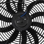 2X 16 IN Electric Radiator Cooling Slim Fan Assembly 12V 120W Universal Fitment - Image 4