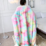 1pc Shaggy Blanket Plush Faux Fur Blanket For Bed Sofa Ultra Soft Luxury Sherpa Blanket Rainbow Colorful Blanke temu can only be self-picked up - Image 8