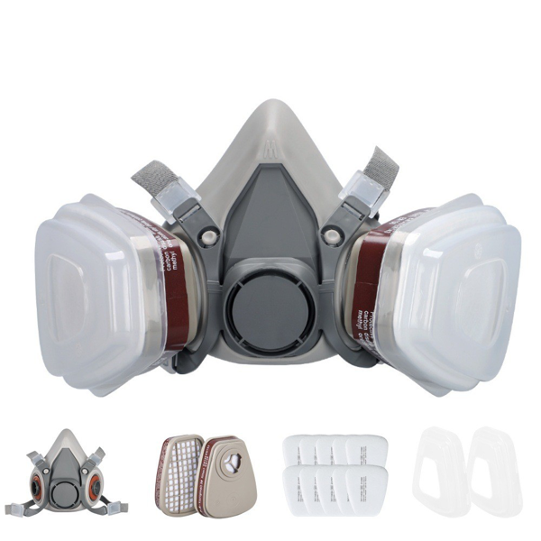 139f40e1-4a46-43d5-9bf1-a17f1376d6b9.png Reusable Half Face Shield Respirator Mask for Painting Welding Sanding Facepiece(US Logistics only For USPS.TK/TMEU only For self-pickup) - Image 1