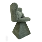 Vanity Chair with Butterfly Back,Swivel Accent Chair Dining Chairs,Makeup Stool for Bedroom Dressing Table,Suitable for Living Room,Dining Room,Study,Recreational Areas Green - Image 9