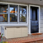 75gal 260L Outdoor Garden Plastic Storage Deck Box Chest Tools Cushions Toys Lockable Seat - Image 15