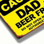 CIFbuy Dad's Beer Fridge Funny Caution Metal Sign Vintage Man Cave Wall Decor Rustproof Waterproof 8x12 Inch Kitchen Bar Room Art TikTok, TikTok, t Self-pickup Logiopics - Image 6