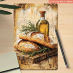 CIFbuy Vintage Metal Sign Olive Oil Rosemary Bread Rustic" Wall Decor, 7.87x11.81 Inch Waterproof Rustproof 2D Flat Iron Plaque, Rustproof 2D Flat Iron Plaque, Retro K Bread RikTok, Bread RikTok, t Self-pickup Logiopics - Image 3