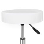 Round Stool Ha Ha Feet Rotation Bar Stool White - Image 5